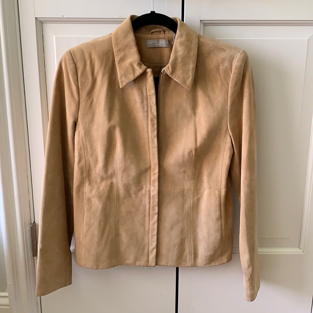 Kate Hill Suede Jacket-Size 8P